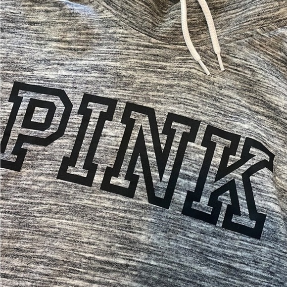 Victoria's Secret PINK Gray Color Sweatshirt Size L - Picture 2 of 4